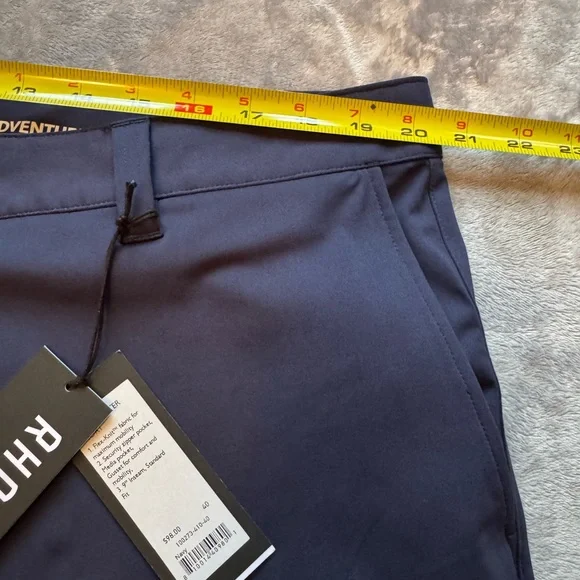 Rhone Commuter Shorts Men’s Size 40 Navy 9” Inseam Flex-Knit NEW $98 MSRP - Picture 5 of 8